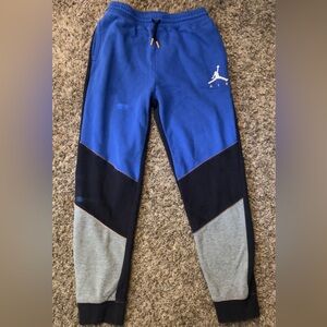 Jordan Blue and Black Sweatpants